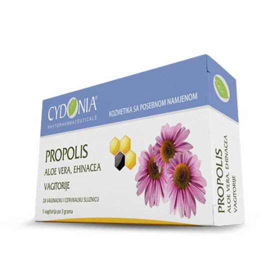 Propolis, Aloe Vera, Ehinacea vagitorije Cydonia