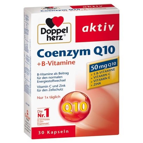 DOPPEL HERZ Aktiv Coenzym Q10 + B vitamin kapsule A30
