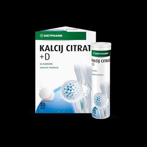Kalcij Citrat + D šumeće tablete A30