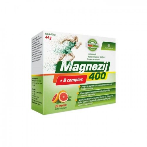 Magnezijum 400 + B kompleks granule a20